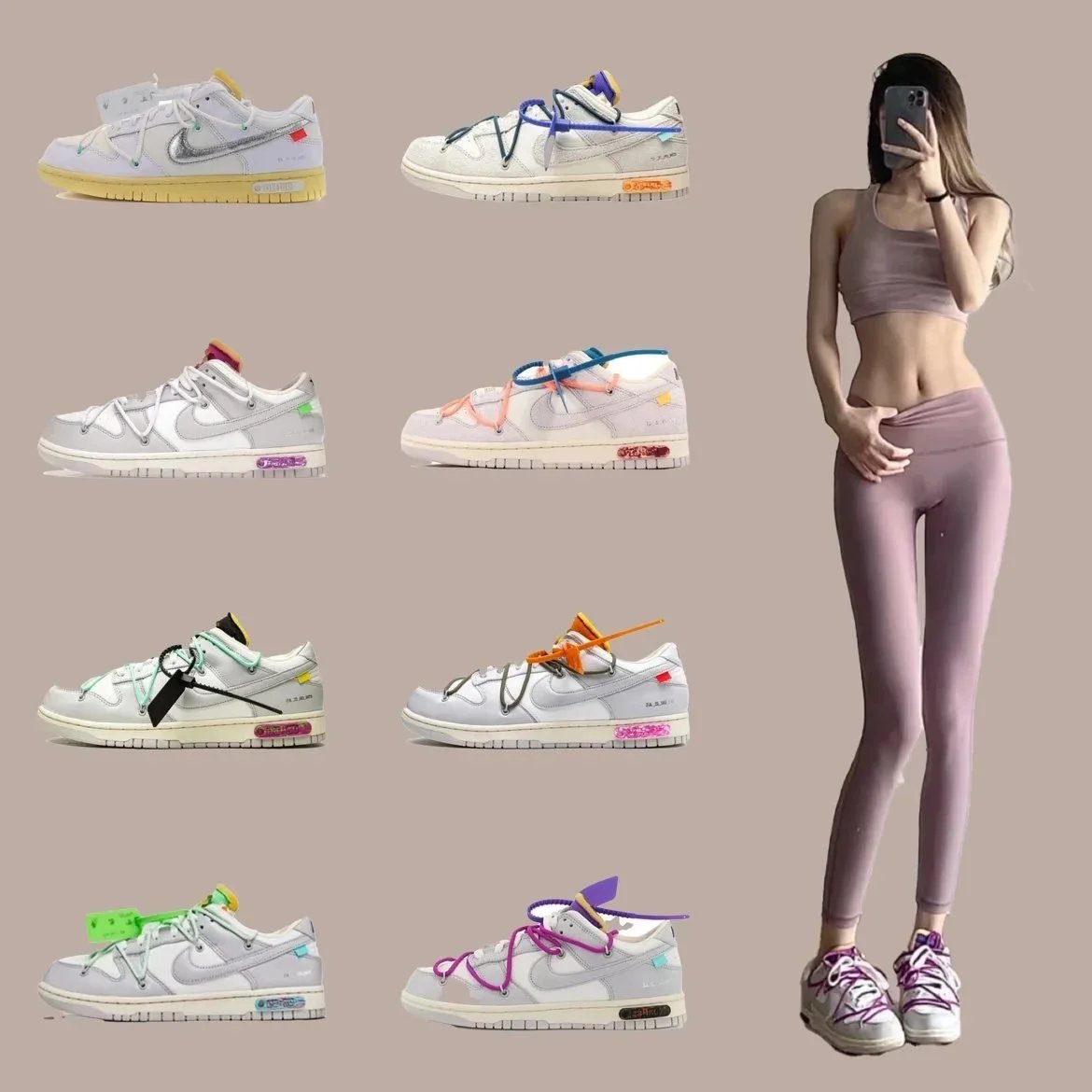 Nike White Low Top S