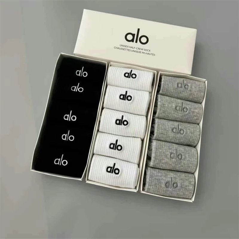 Alo Unisex Half-Crew Socks Box Set