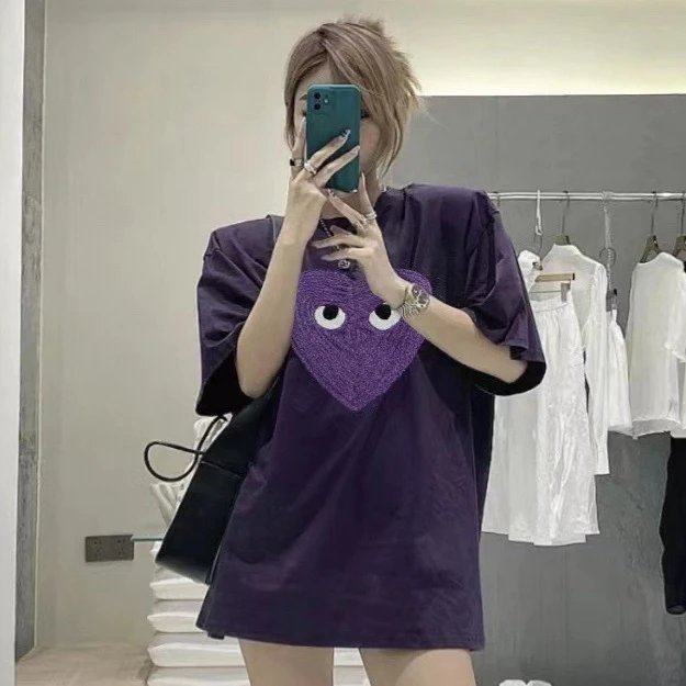 Purple Oversized T-S