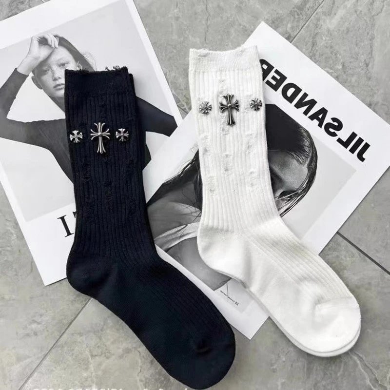 Cross Embellished Kn