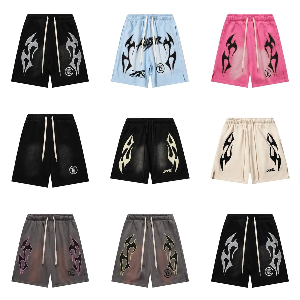 Flame Print Elastic 