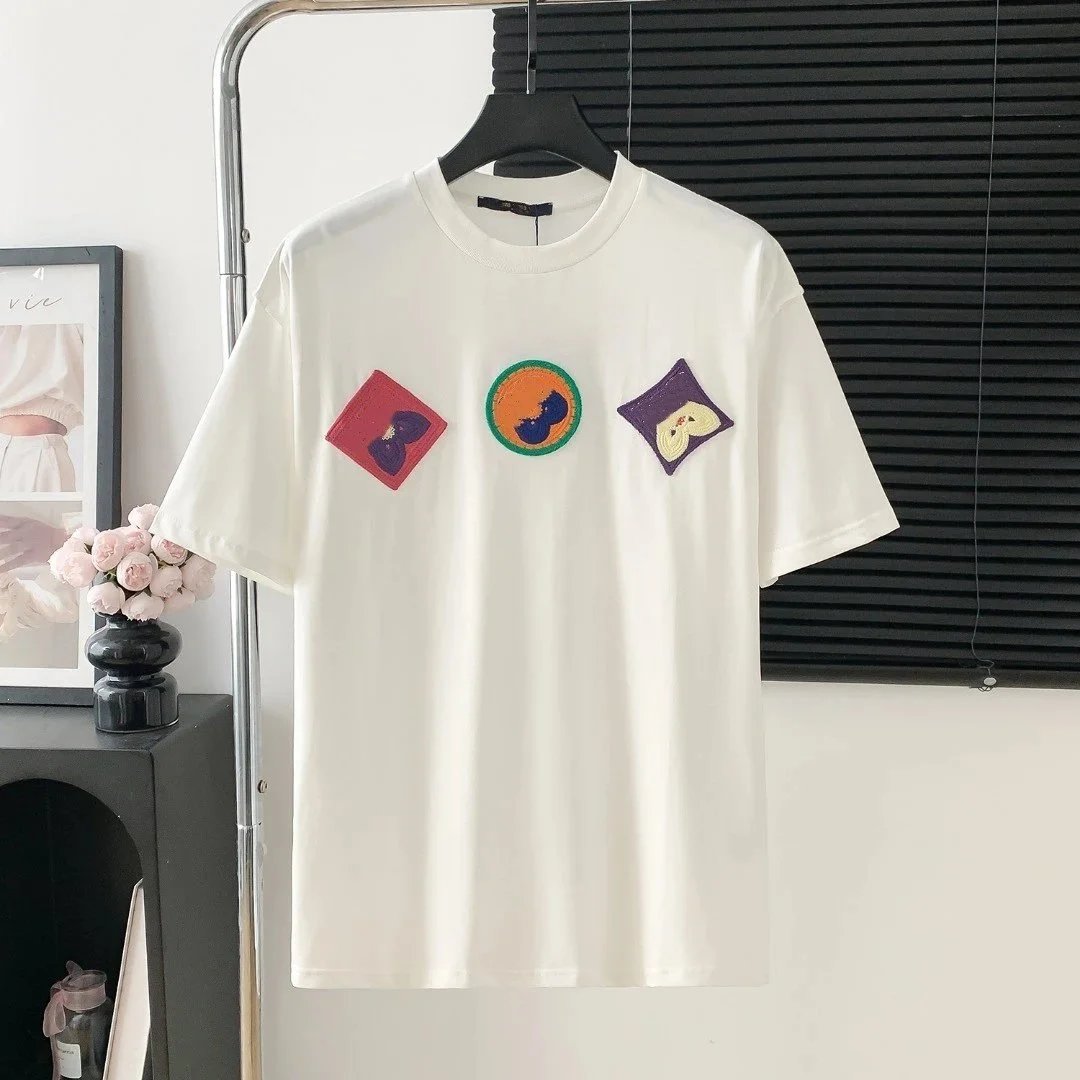 White Round Neck T-S