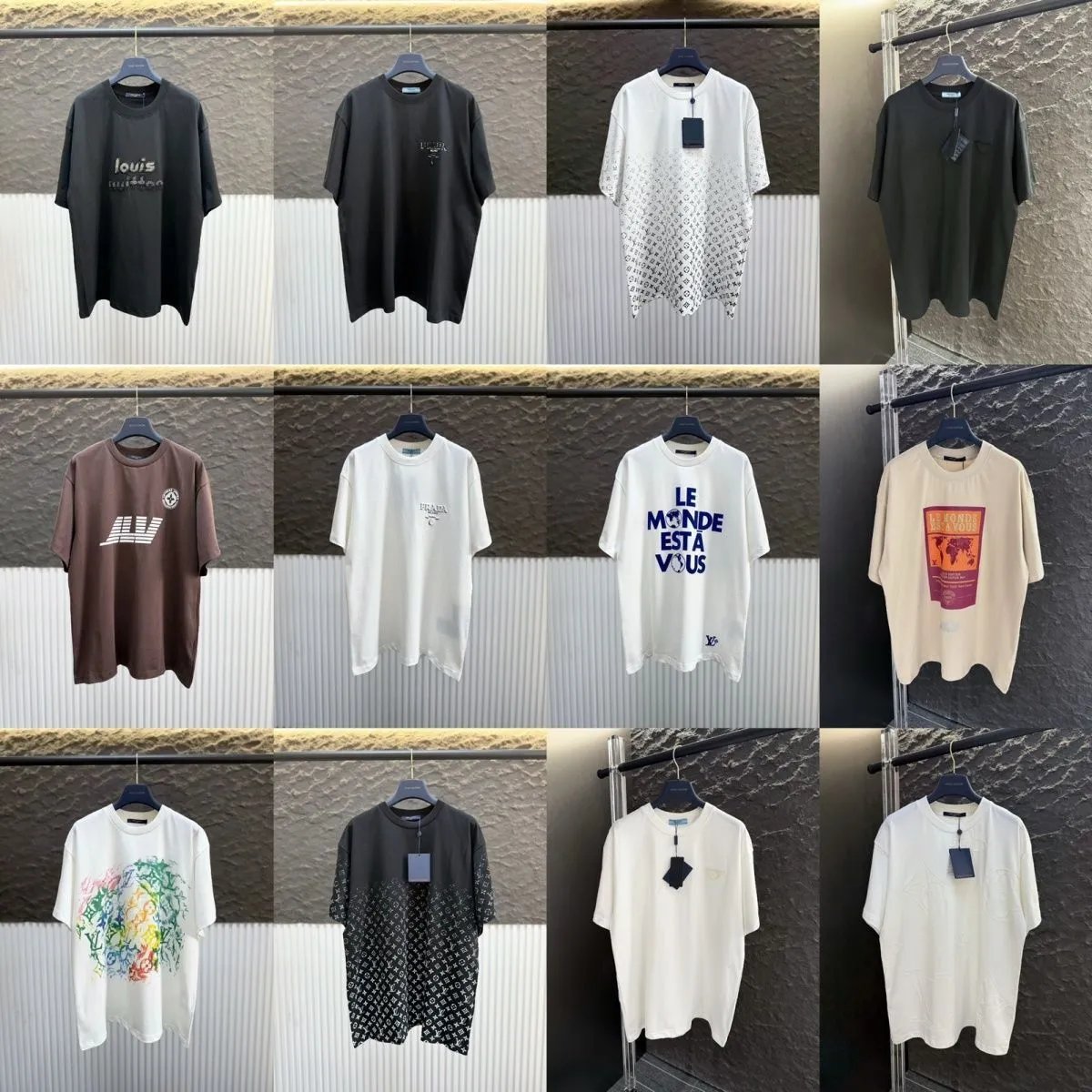 Lov Cartoon Casual Crew Neck Short-Sleeve T-Shirt