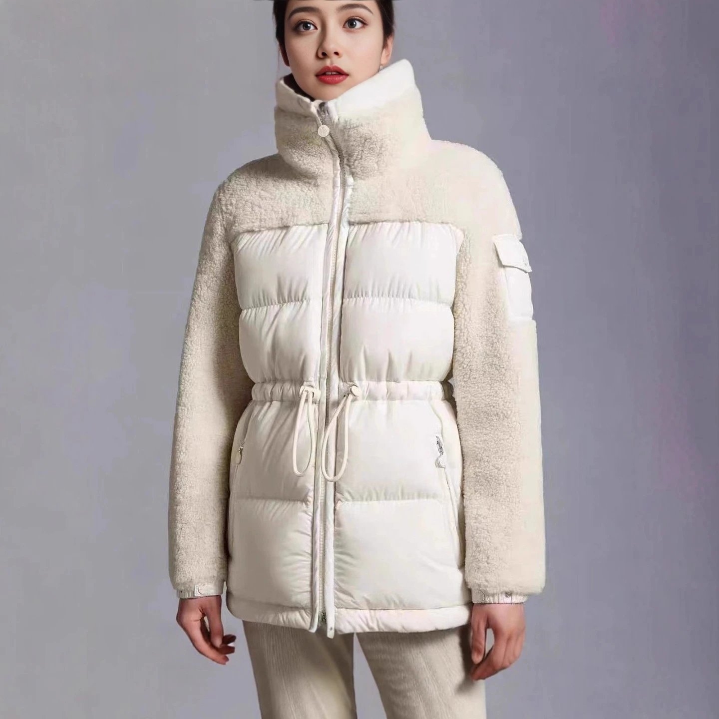 Moncler White Puffer