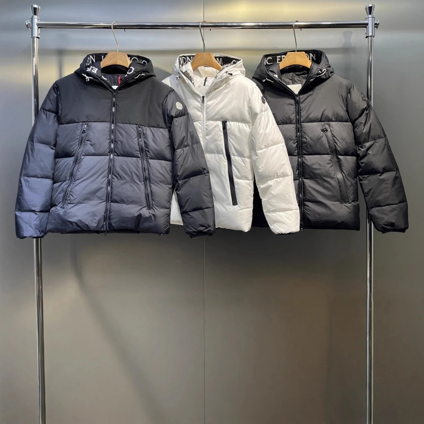 Moncler Black Hooded