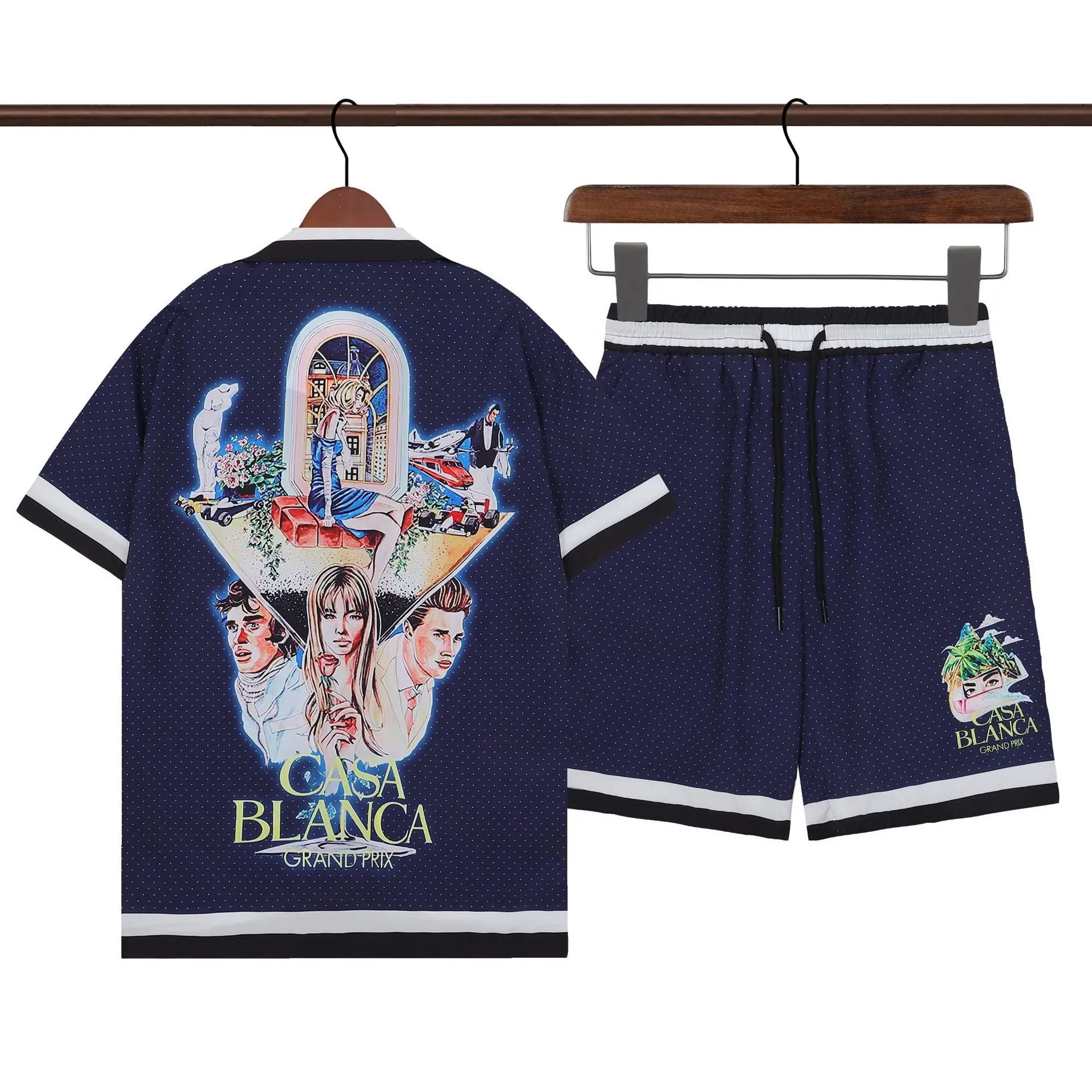 Casa Blanca Blue Short Sleeve Set