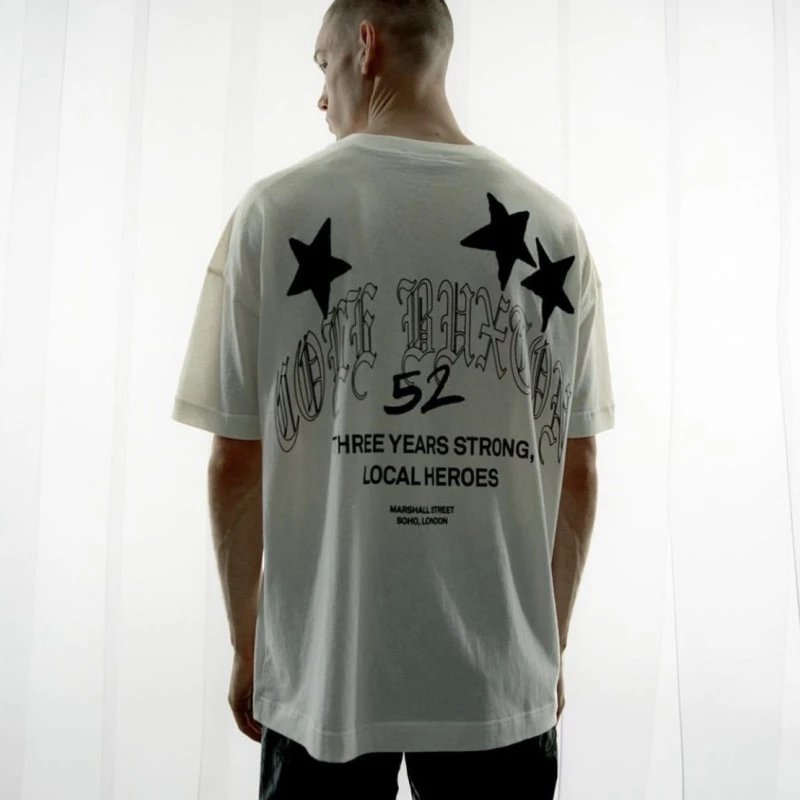 Unisex White Graphic