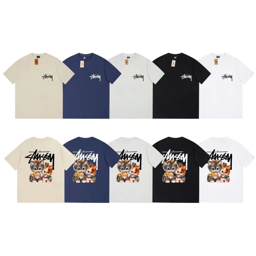 Stussy Cat Print T-S