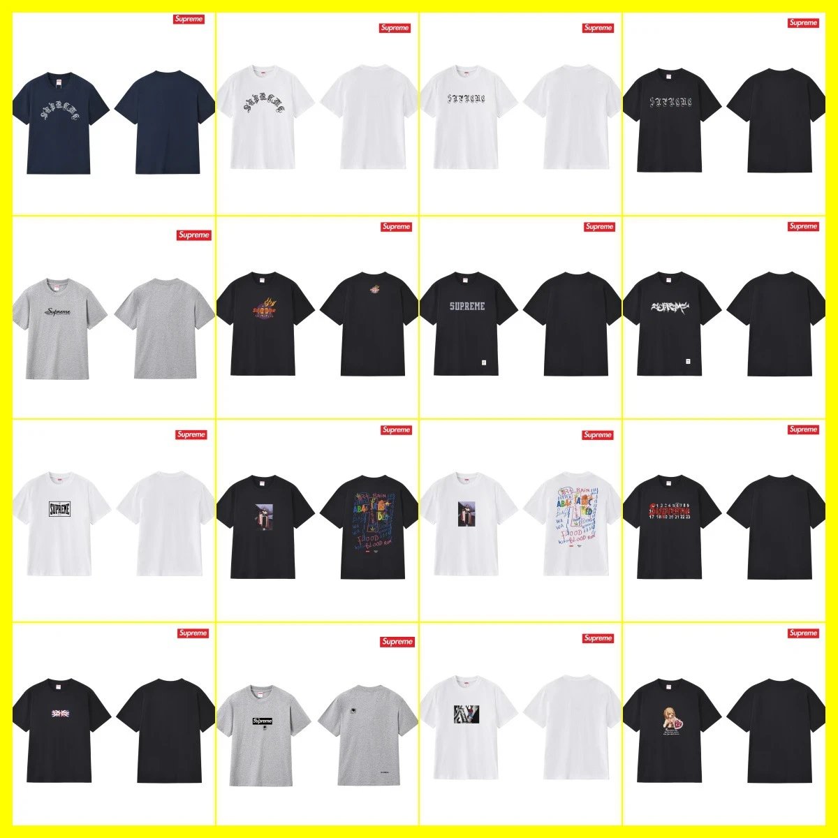 Supreme T-Shirt Coll