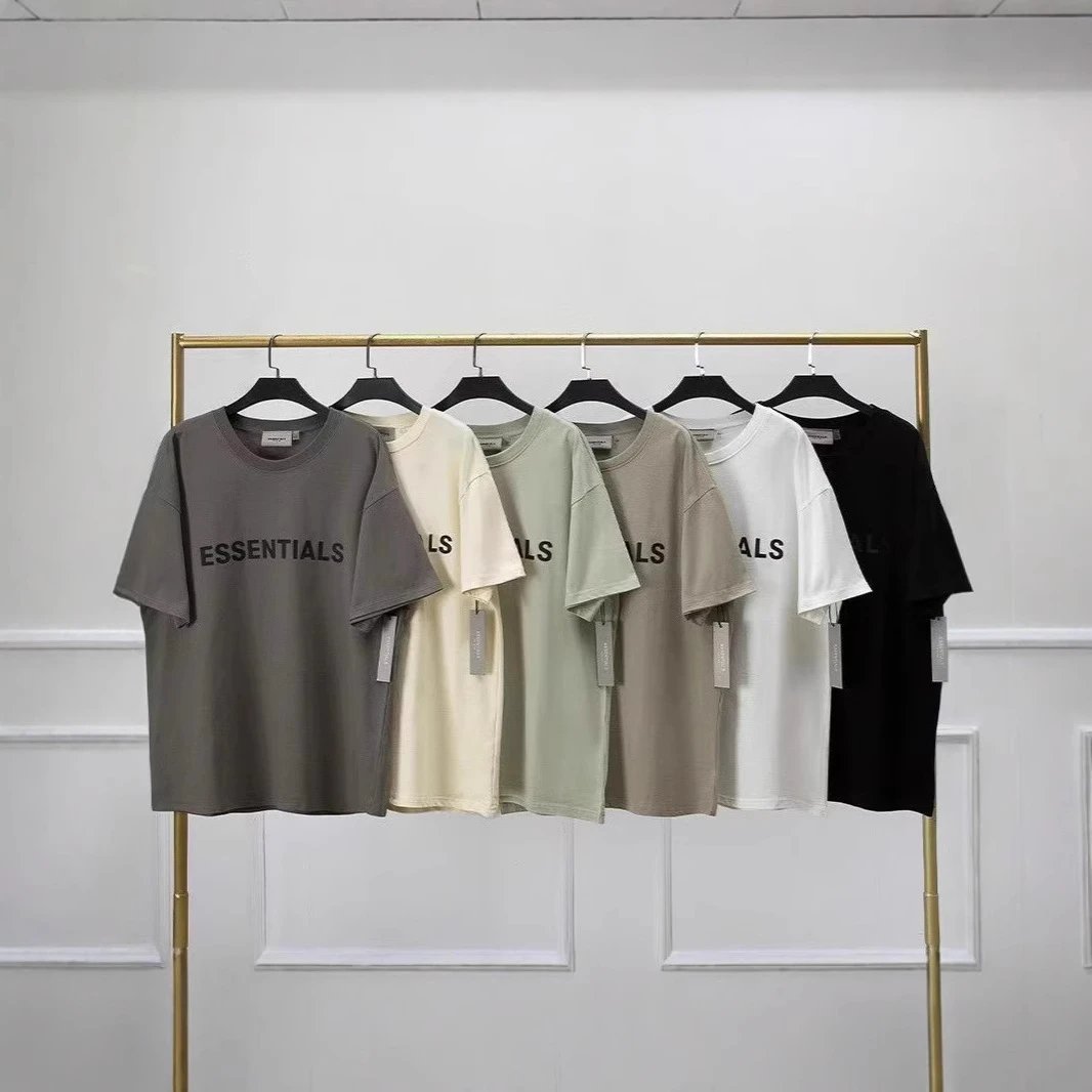 Fear of God Essentials Grey Short Sleeve T-Shirt