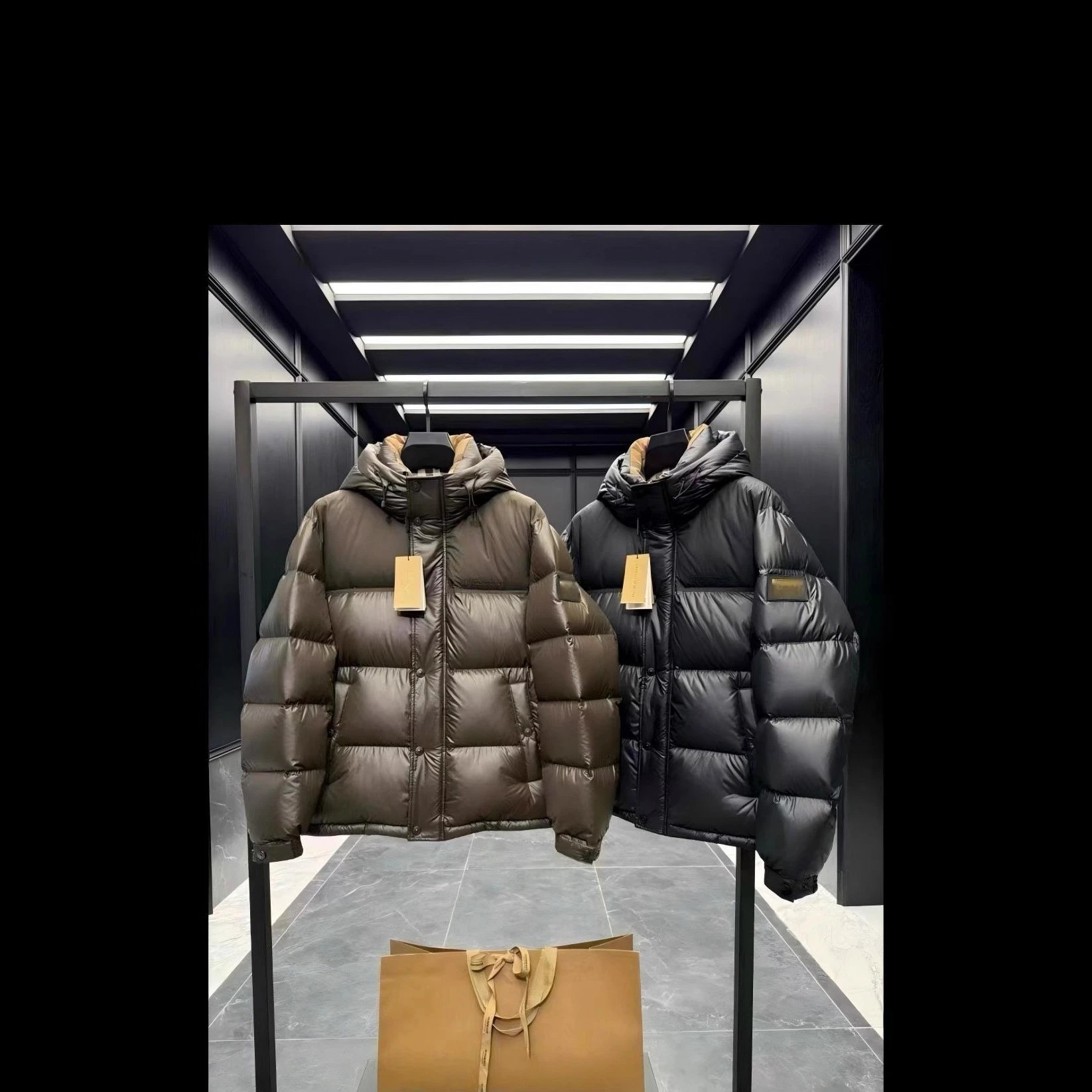 Moncler Black and Br