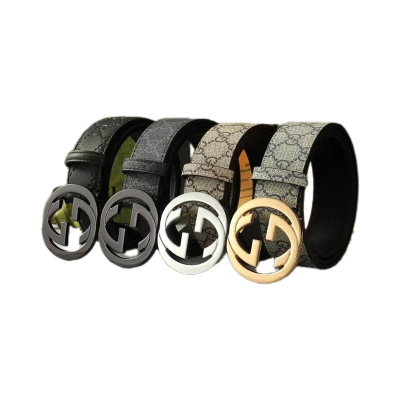 Gucci Classic Leather Belt with GG Buckle