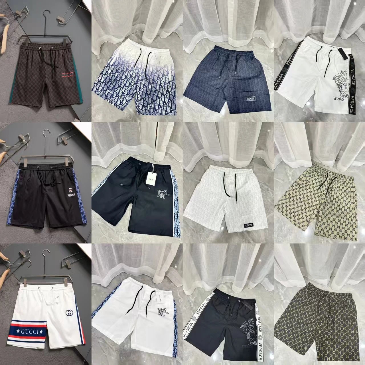 Dior Blue Denim Shor