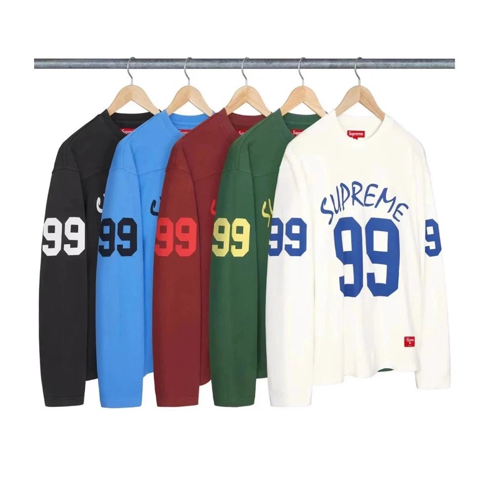 Supreme White Long Sleeve Tee