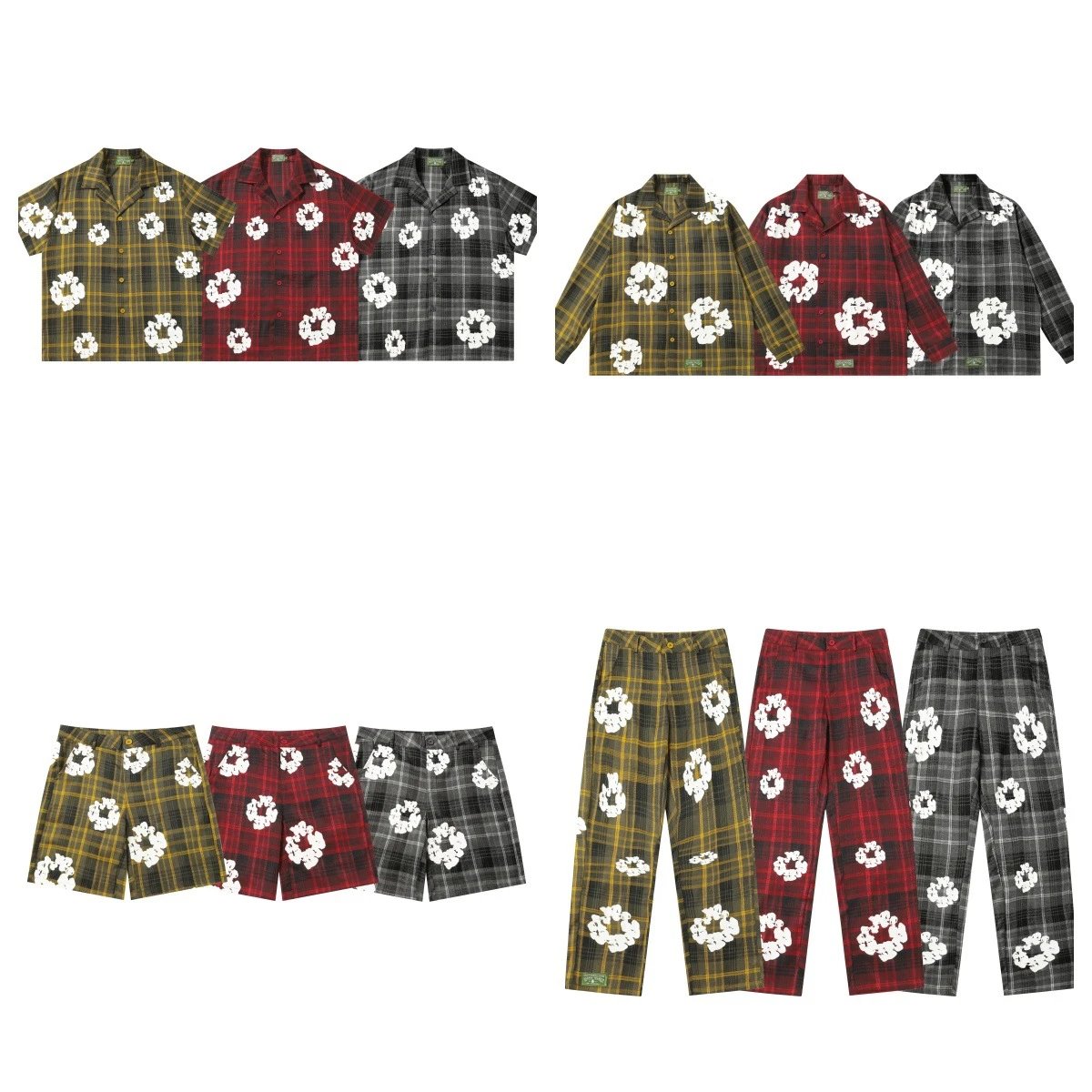 Plaid Floral Pattern
