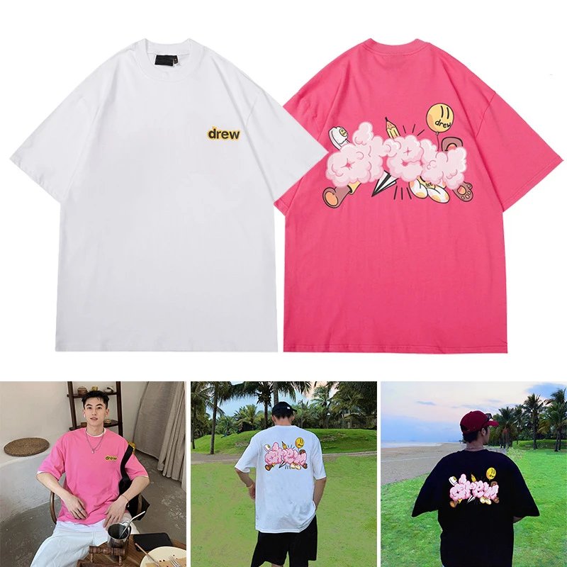 Drew White and Pink 