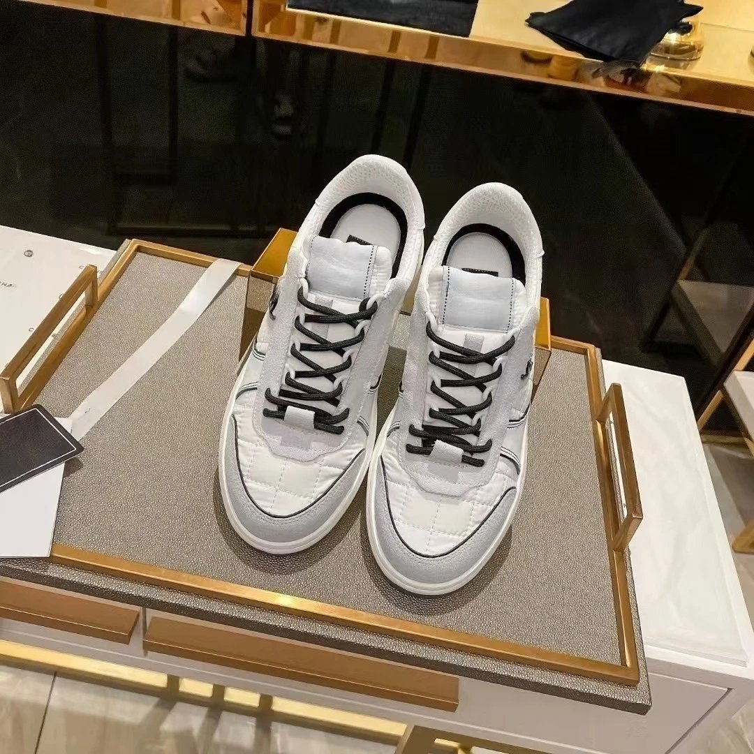 Chanel White Leather