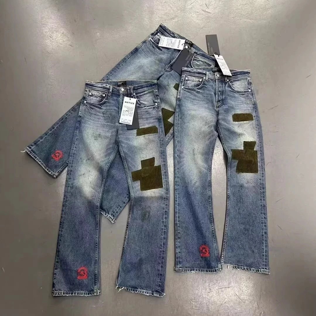 AG Jeans Blue Patchw