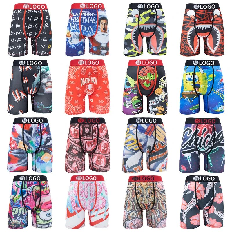 Various Graphic Print Boxer Shorts