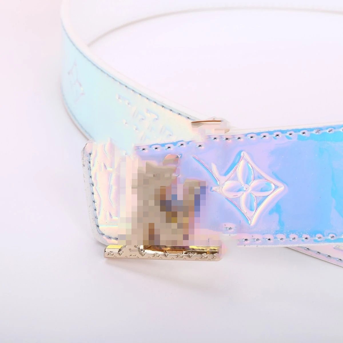 Louis Vuitton Pastel Leather Belt