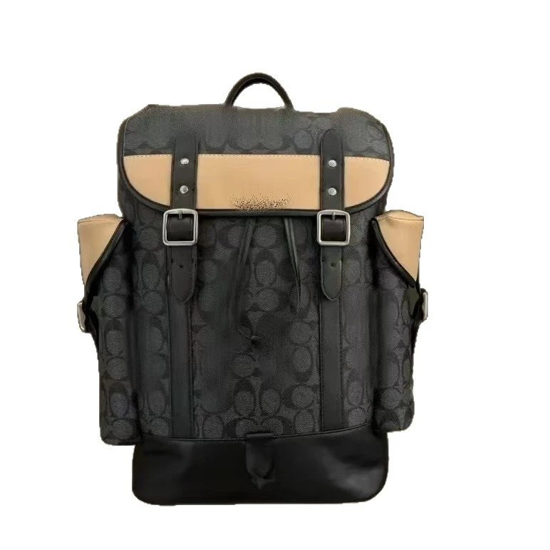 Coach Black and Tan Backpack