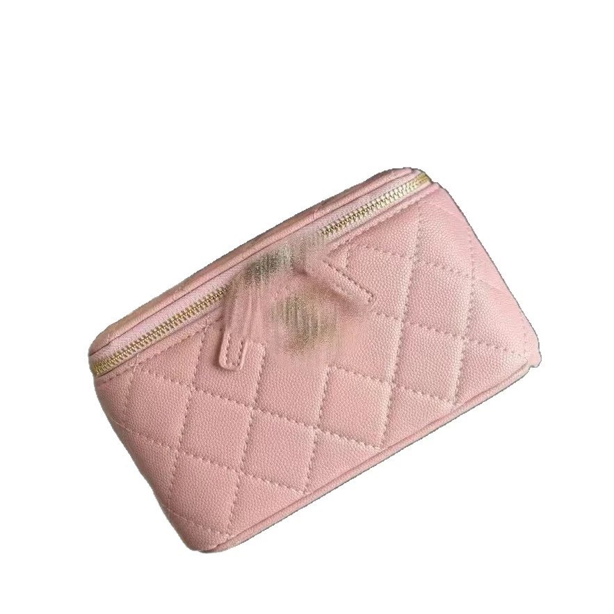 Pink Quilted Zipper 