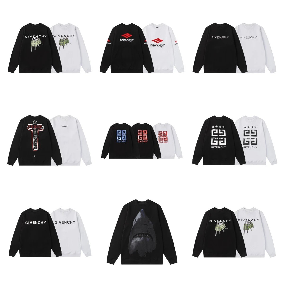 Givenchy Black Long Sleeve Sweatshirt
