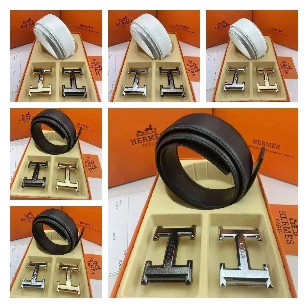Hermès Black Leather