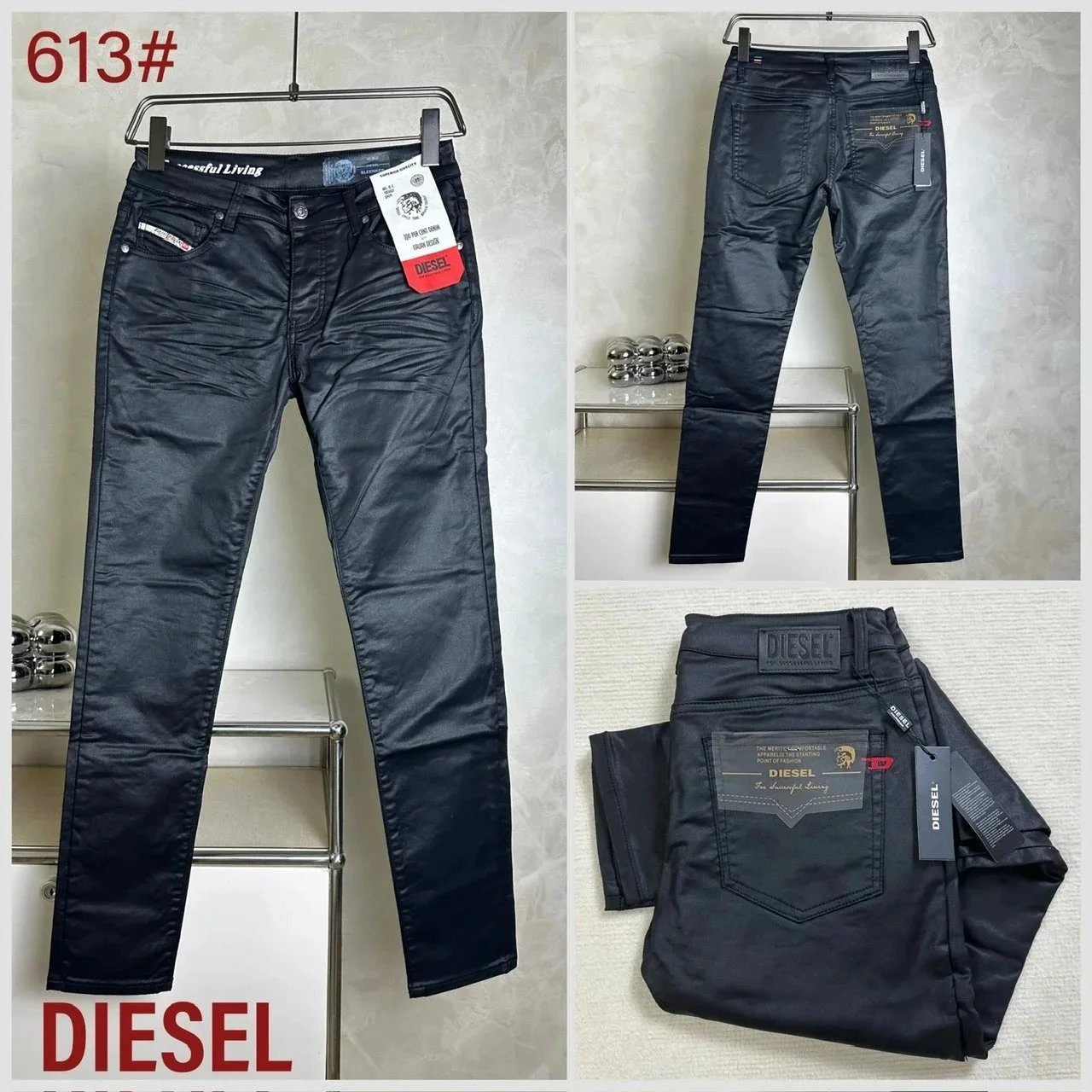 Diesel Black Skinny Jeans