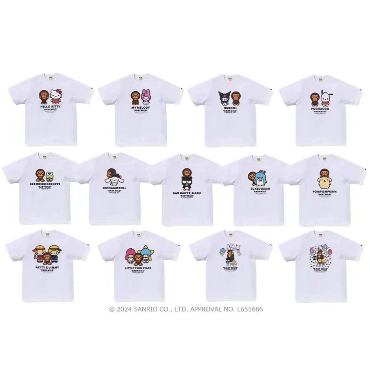 A BATHING APE White 
