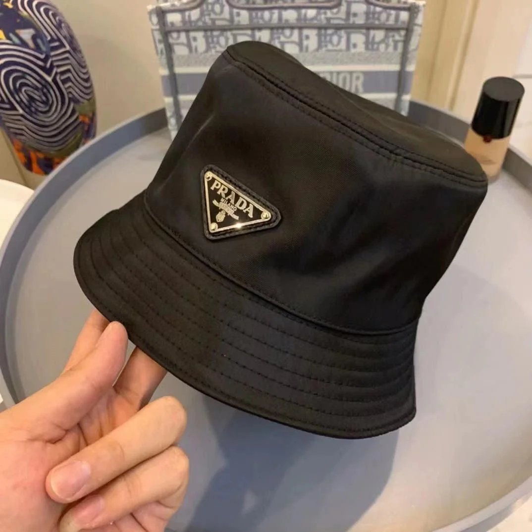 Prada Black Bucket Hat