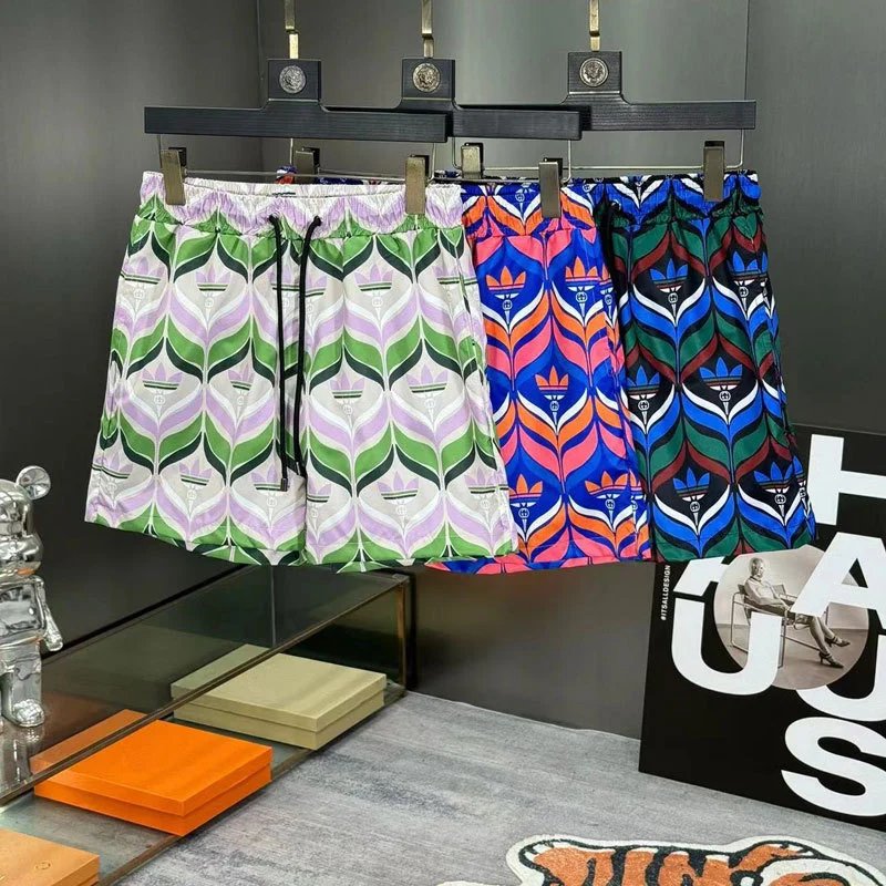 Versace Colorful Pattern Swim Shorts