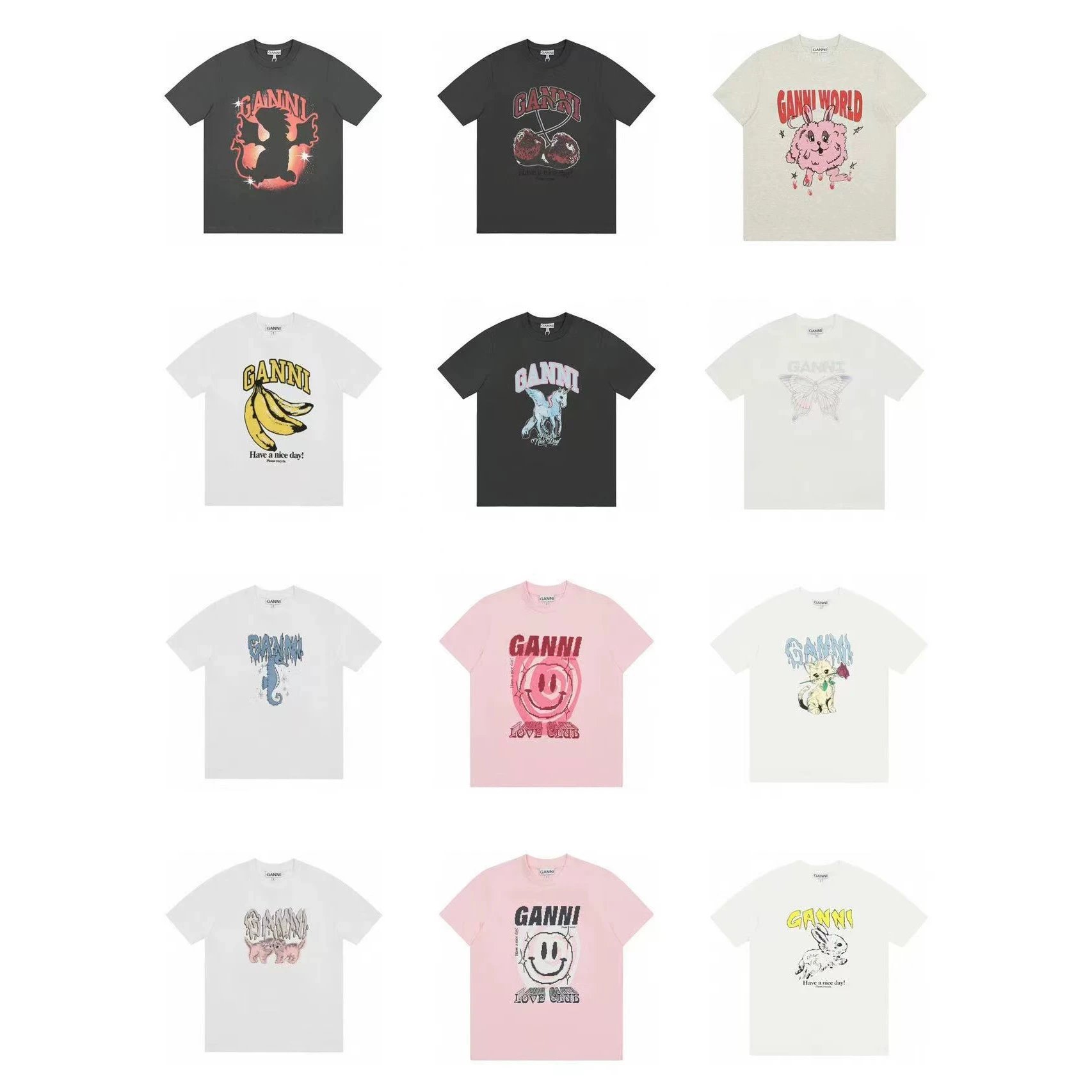 Ganni Graphic Print 