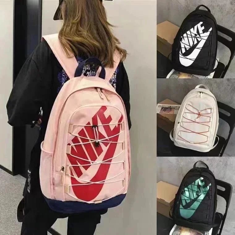 Nike Pink and Black Backpack