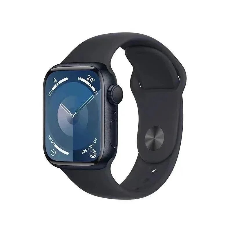 Apple Watch with Black Band and Case