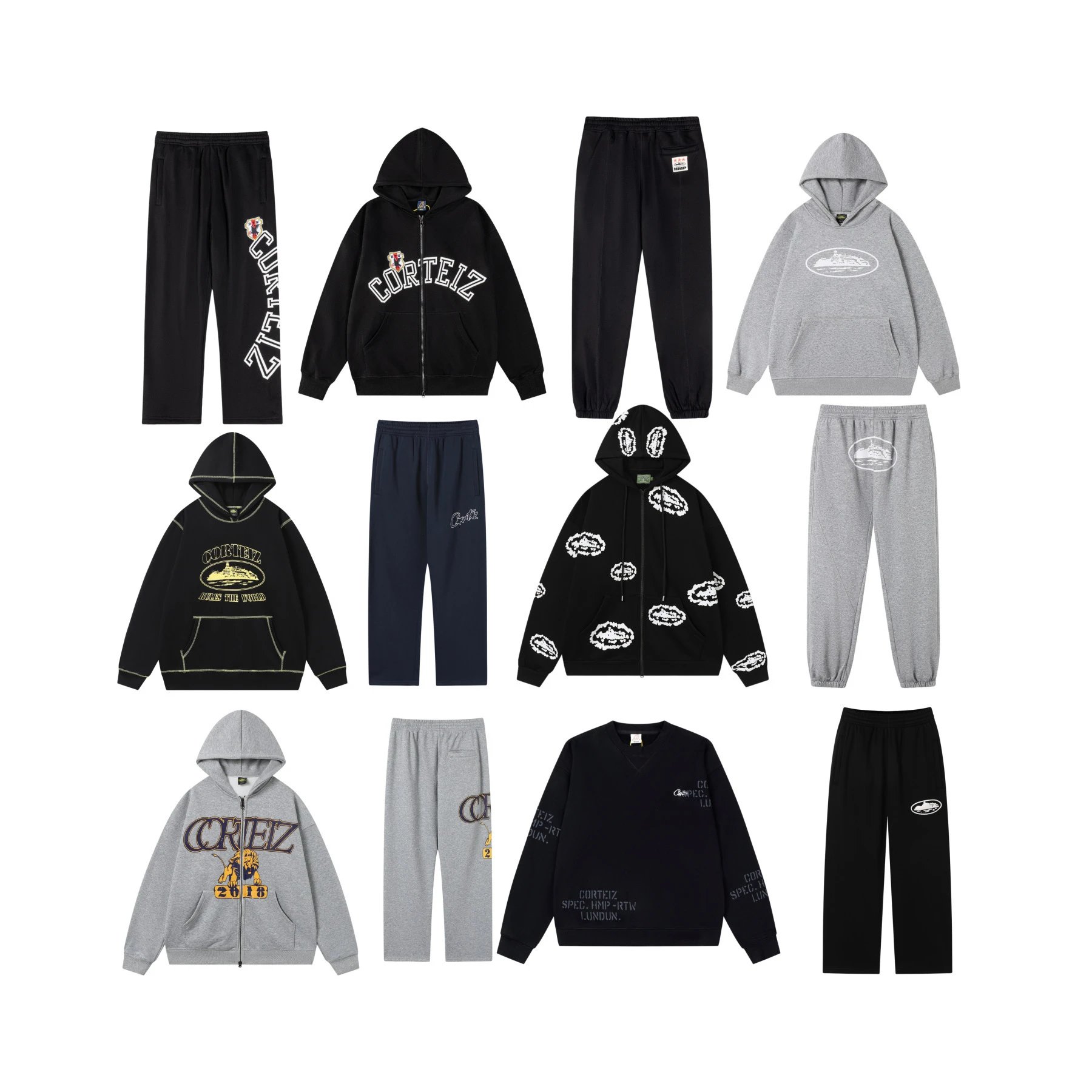 Cortez Black Hoodie 