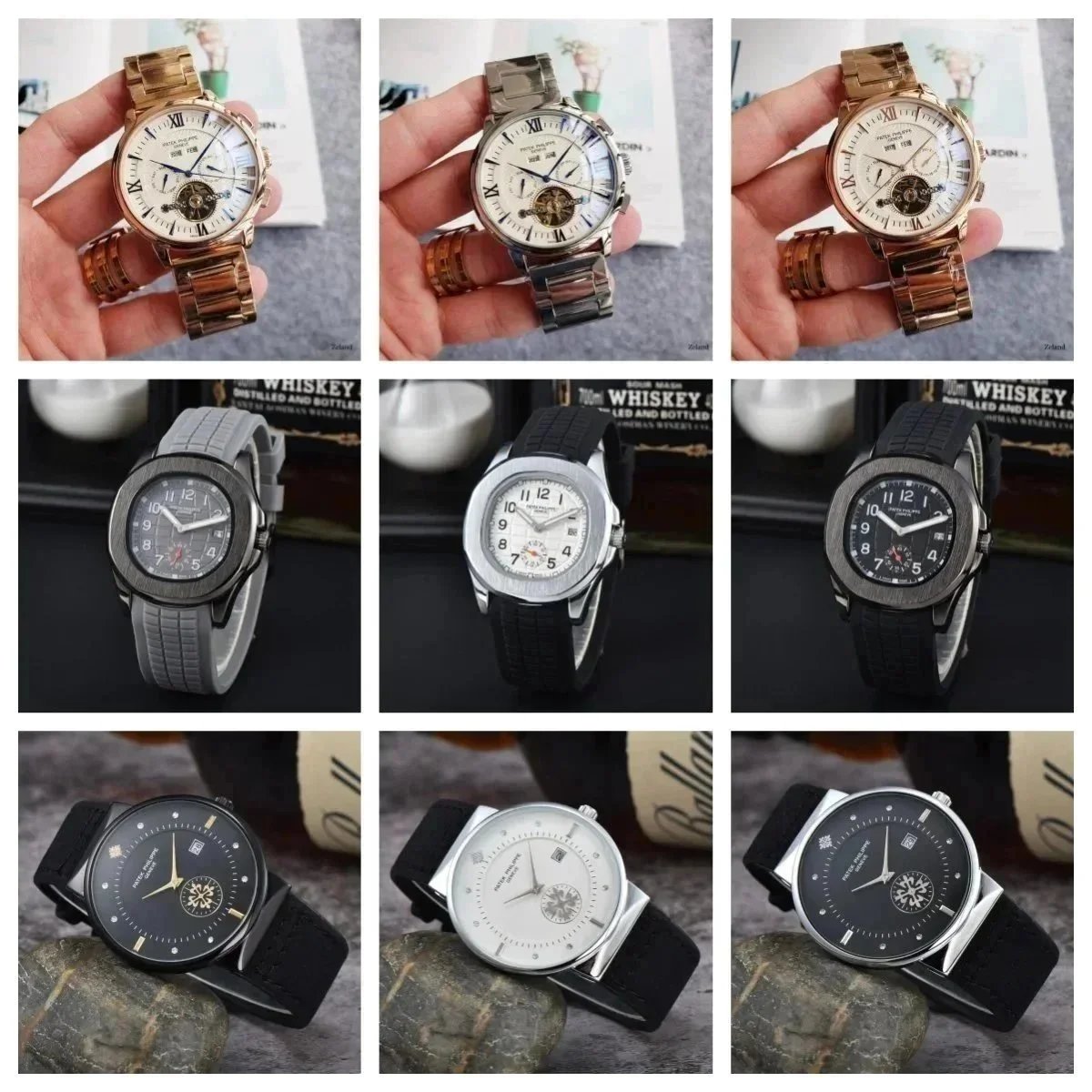 Patek Philippe Men's Multi-Color Watch Collection