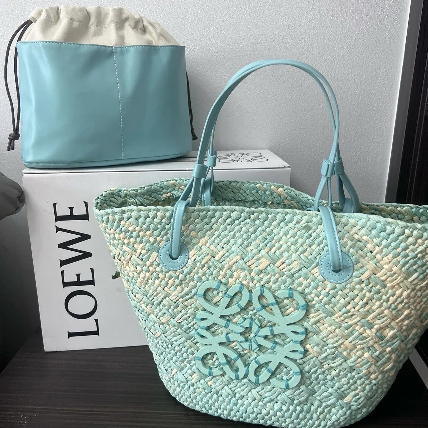 Loewe Blue Woven Tot