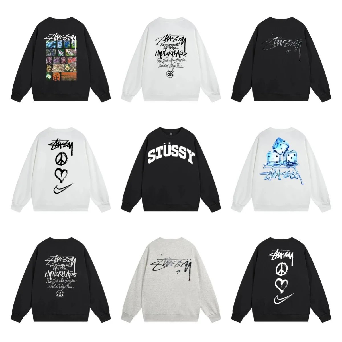 Stussy Black Long Sl