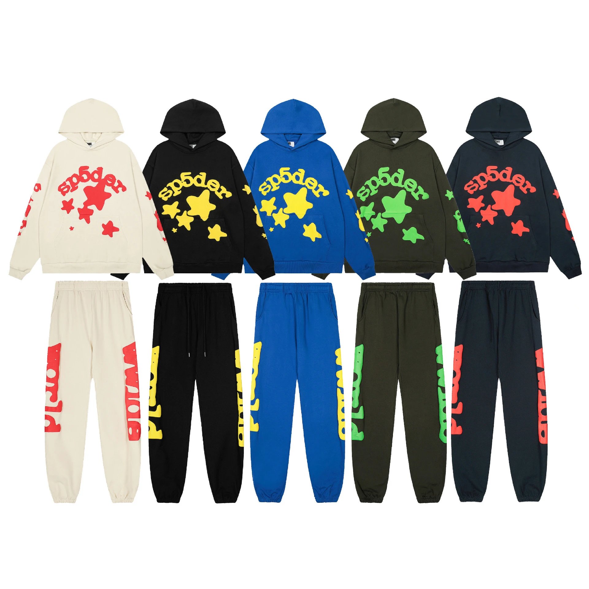 Spider Colorful Hood
