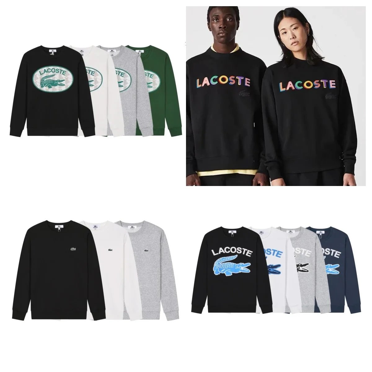 Lacoste Black Crewne