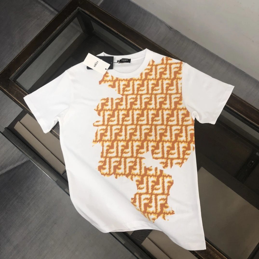 Fendi White FF Logo 
