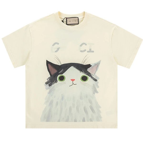 Gucci Cream Cat Prin