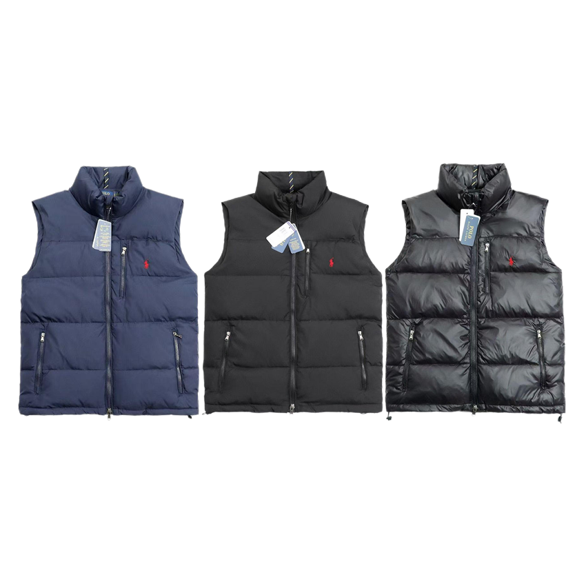 Ralph Lauren Blue and Black Puffer Vests