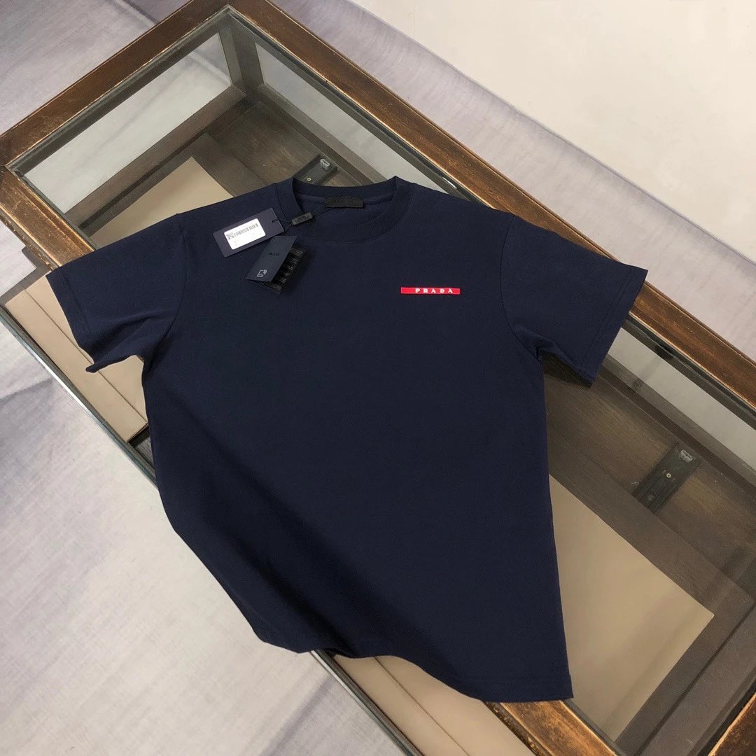 Prada Navy Short Sle