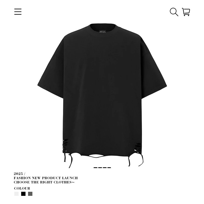 Black Oversized T-Sh