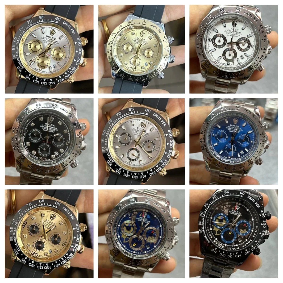 Rolex Stainless Steel Chronograph Watch
