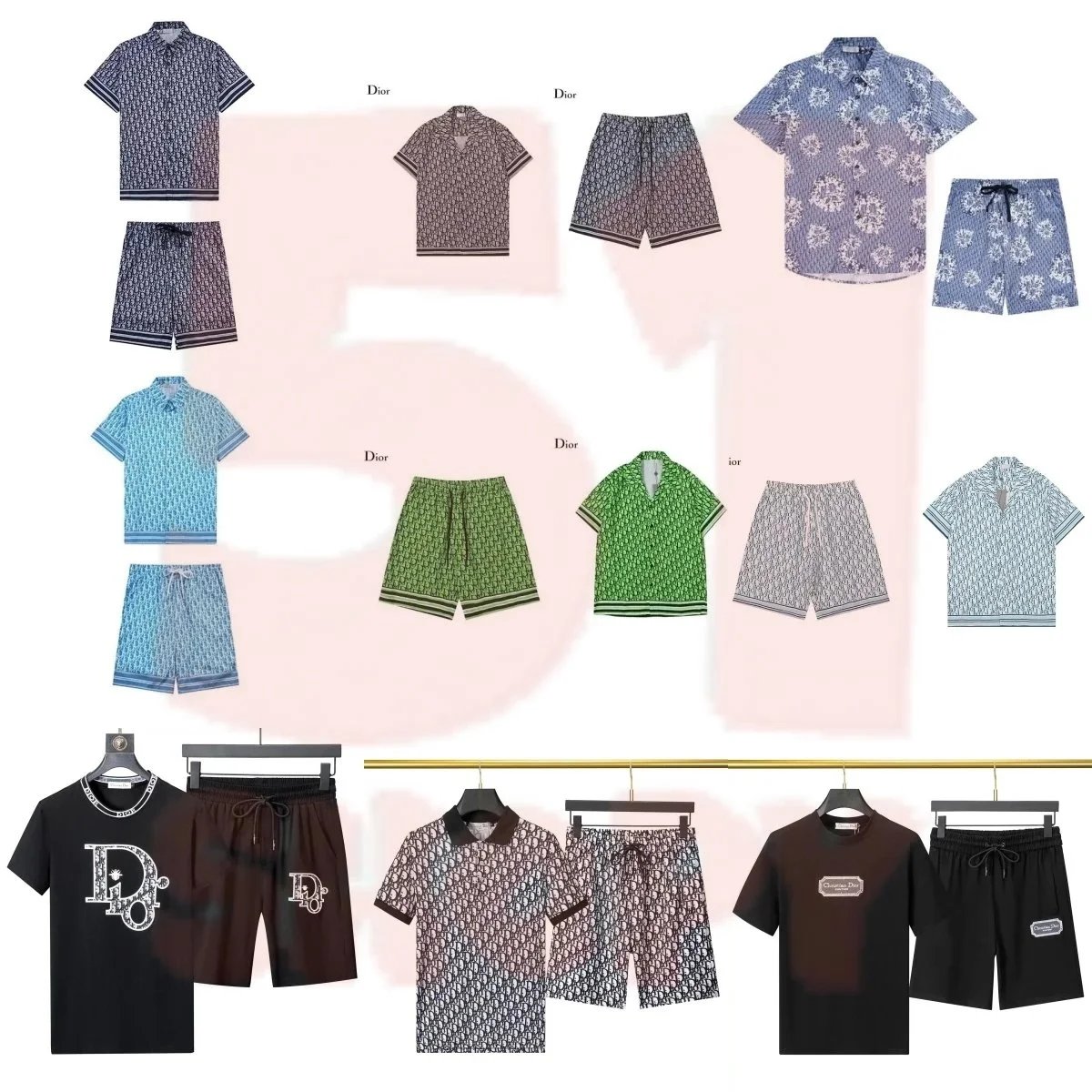 Dior Blue Short Slee