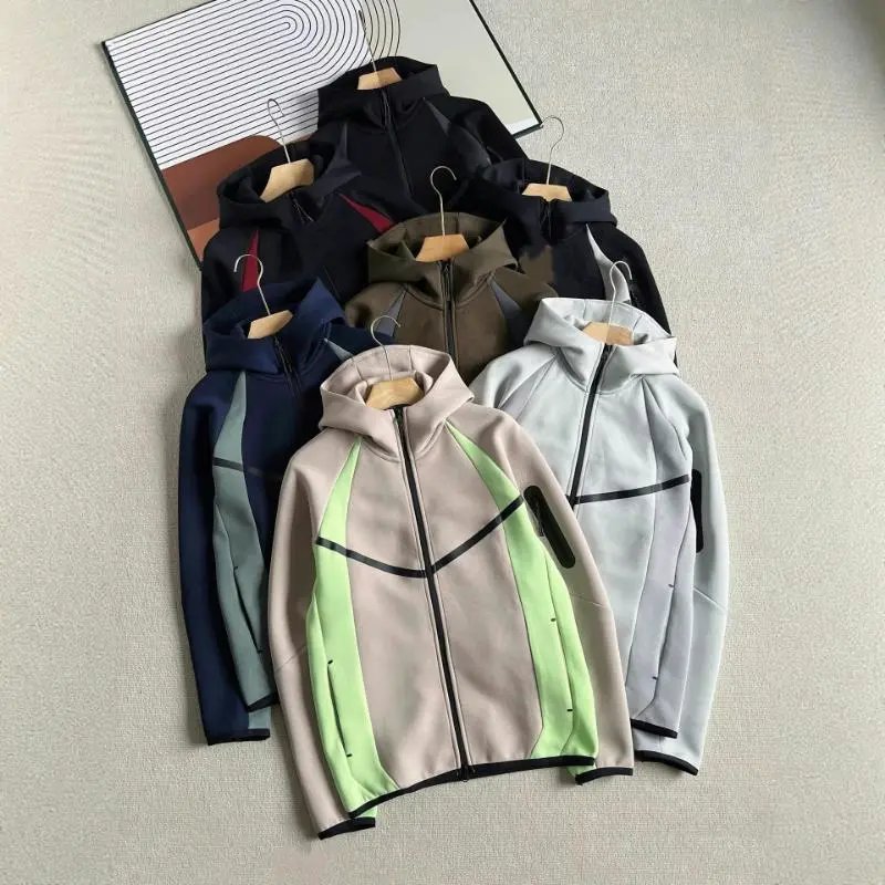 Colorblock Zip-Up Ho