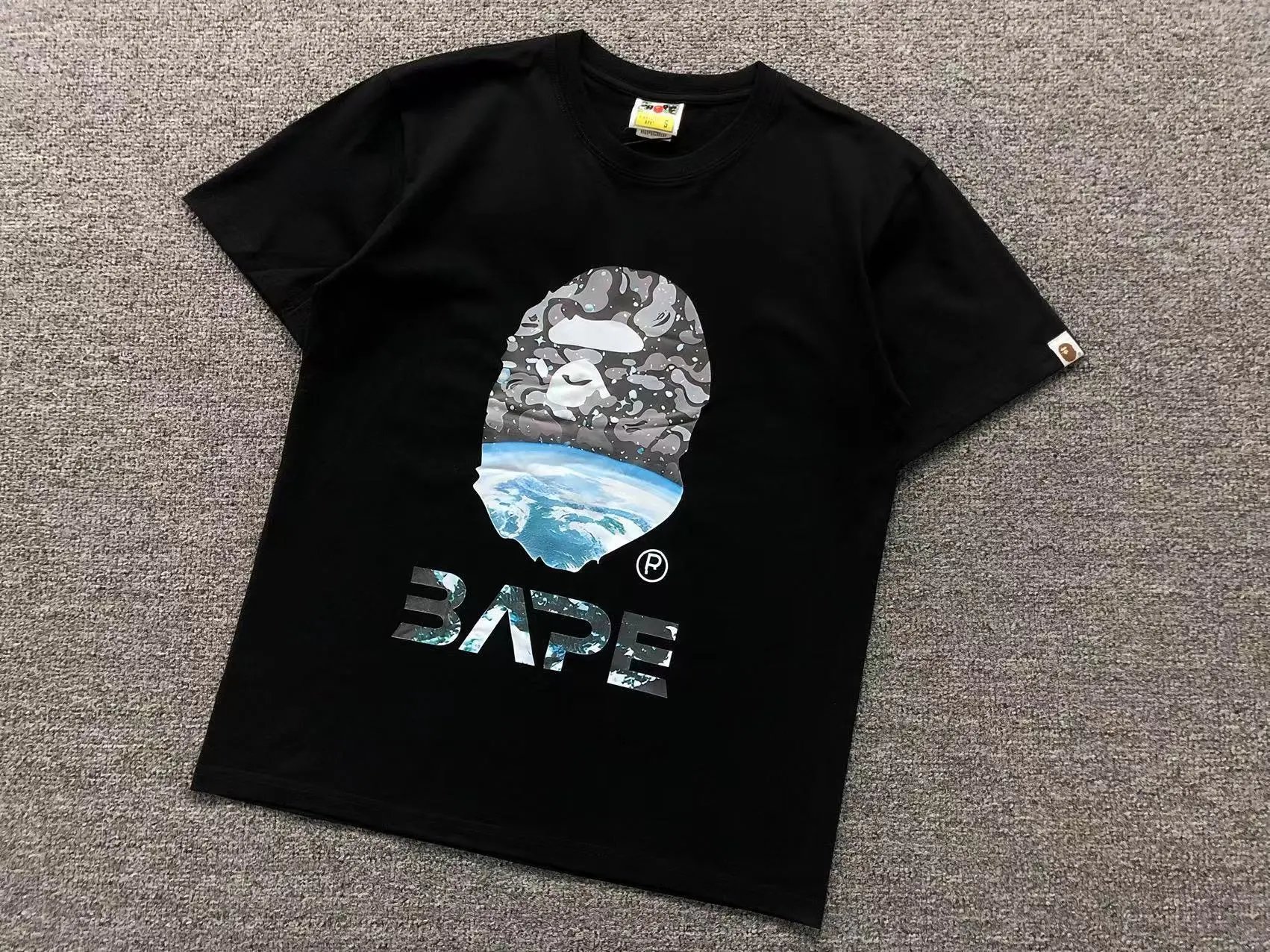 BAPE Black Graphic T